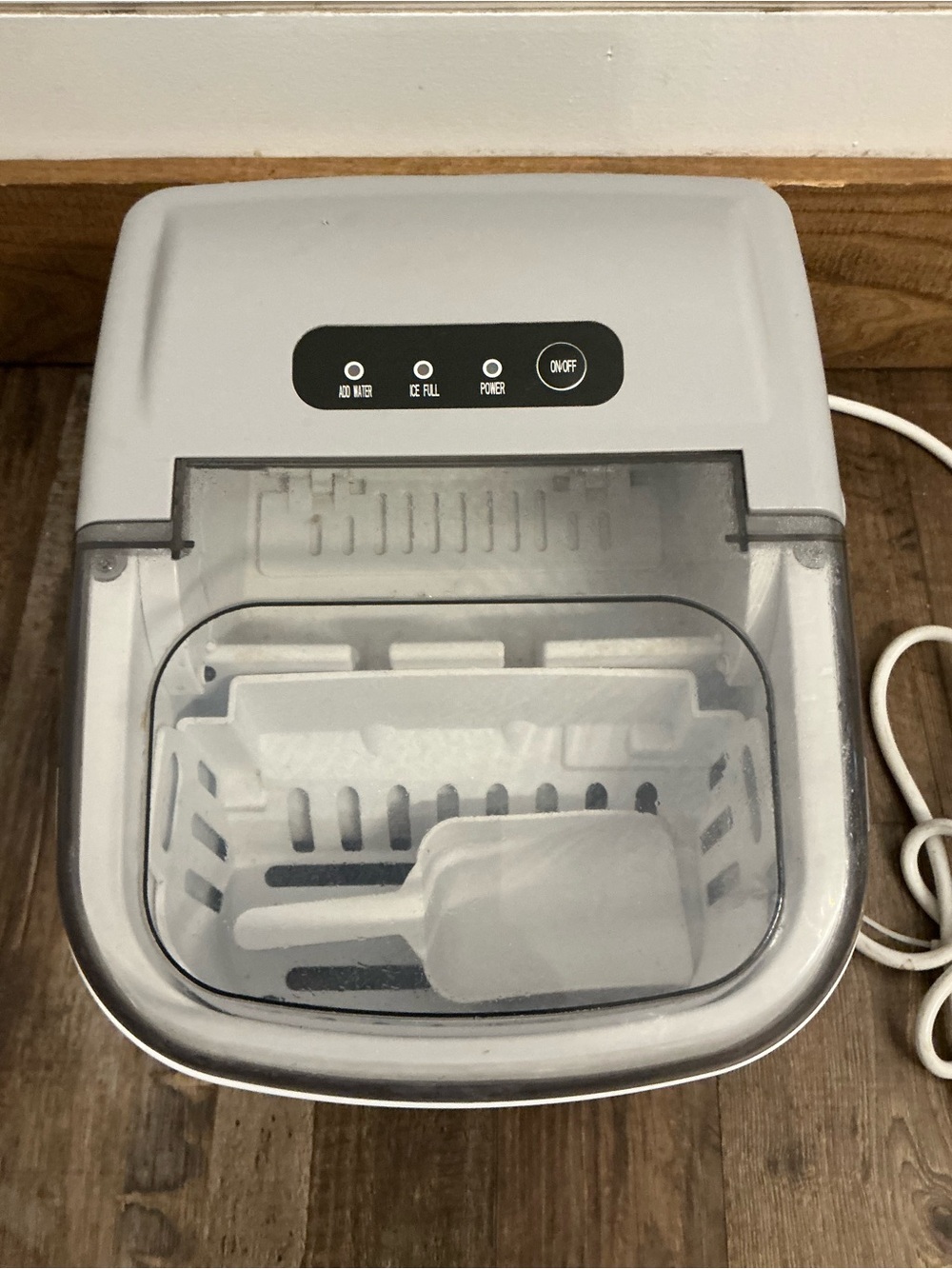 AGLUCKY HZB-12H Countertop Portable Compact Bullet Ice Maker White TESTED! - Picture 2 of 8